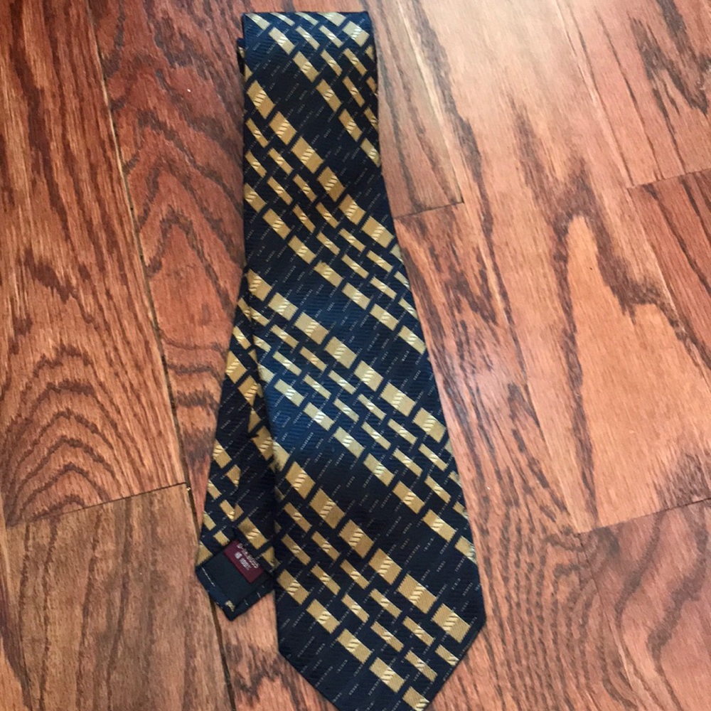 Nina Ricci Blue & Gold Tie